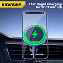 Soporte magnético para teléfono de coche Essager, cargador inalámbrico de 15W pa