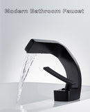 Becola-grifo de lavabo de oro cepillado, mezclador de baño negro, montado en cub