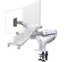 Braço Duplo NORTHBAYOU para Monitor e Portátil — Mais Espaço, Conforto e Produtividade