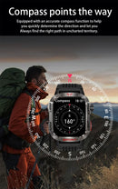 Nuevo reloj inteligente militar con GPS para hombre, linterna, brújula, resisten