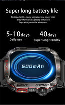 Nuevo reloj inteligente militar con GPS para hombre, linterna, brújula, resisten