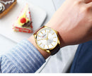 Relojes CURREN de cuarzo para hombre, relojes de pulsera con correa de cuero par