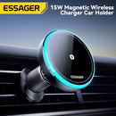 Soporte magnético para teléfono de coche Essager, cargador inalámbrico de 15W pa