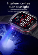 Nuevo reloj inteligente militar con GPS para hombre, linterna, brújula, resisten