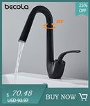 Becola-grifo de lavabo de oro cepillado, mezclador de baño negro, montado en cub