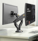 Braço Duplo NORTHBAYOU para Monitor e Portátil — Mais Espaço, Conforto e Produtividade