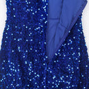 Vestido largo ajustado de sirena sin mangas, vestido sexi de fiesta con abertura