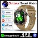 Nuevo reloj inteligente militar con GPS para hombre, linterna, brújula, resisten