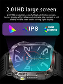 Nuevo reloj inteligente militar con GPS para hombre, linterna, brújula, resisten