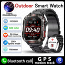 Nuevo reloj inteligente militar con GPS para hombre, linterna, brújula, resisten