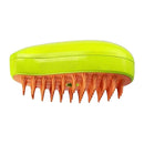 Cepillo de masaje con pulverizador para perros y gatos, cepillo de vapor 3 en 1