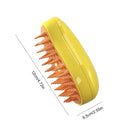 Cepillo de masaje con pulverizador para perros y gatos, cepillo de vapor 3 en 1
