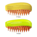 Cepillo de masaje con pulverizador para perros y gatos, cepillo de vapor 3 en 1