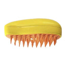 Cepillo de masaje con pulverizador para perros y gatos, cepillo de vapor 3 en 1