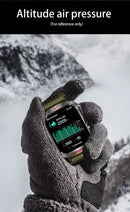 Nuevo reloj inteligente militar con GPS para hombre, linterna, brújula, resisten