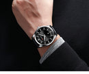 Relojes CURREN de cuarzo para hombre, relojes de pulsera con correa de cuero par