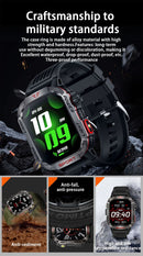 Nuevo reloj inteligente militar con GPS para hombre, linterna, brújula, resisten
