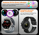 Smartwatch Ultra 1,85" AMOLED com GPS, Chamadas Bluetooth e Monitorização