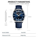 Relojes CURREN de cuarzo para hombre, relojes de pulsera con correa de cuero par