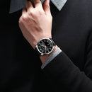 Relojes CURREN de cuarzo para hombre, relojes de pulsera con correa de cuero par
