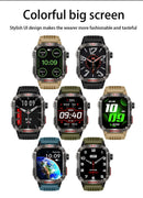 Nuevo reloj inteligente militar con GPS para hombre, linterna, brújula, resisten