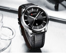 Relojes CURREN de cuarzo para hombre, relojes de pulsera con correa de cuero par