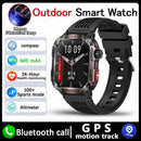 Nuevo reloj inteligente militar con GPS para hombre, linterna, brújula, resisten