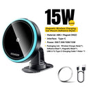 Soporte magnético para teléfono de coche Essager, cargador inalámbrico de 15W pa